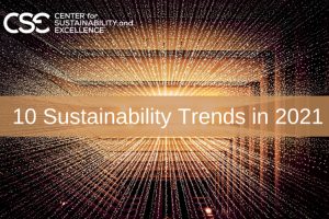 Ten Trends Shaping Sustainability in 2021-from Center for Sustainability and Excellence-GreenMoney