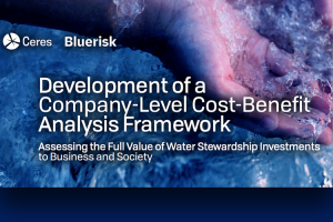 Framework Helps Investors and Companies Understand True Value of Water from Ceres and Bluerisk