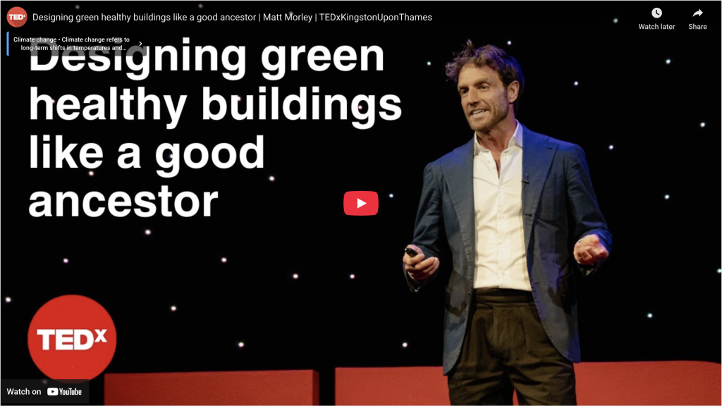 Designing Green Healthy Buildings Like a Good Ancestor