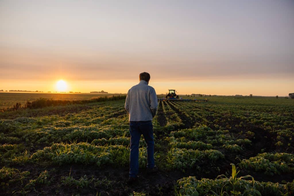 Farmer Andrew Barsness - Photograph by Nina Riggio from Mad Agriculture
