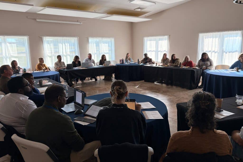 Croatan Institute convening of NC Soil Wealth Areas network of food, fiber, and forestry practitioners, stakeholders, and investors. December 2024.
